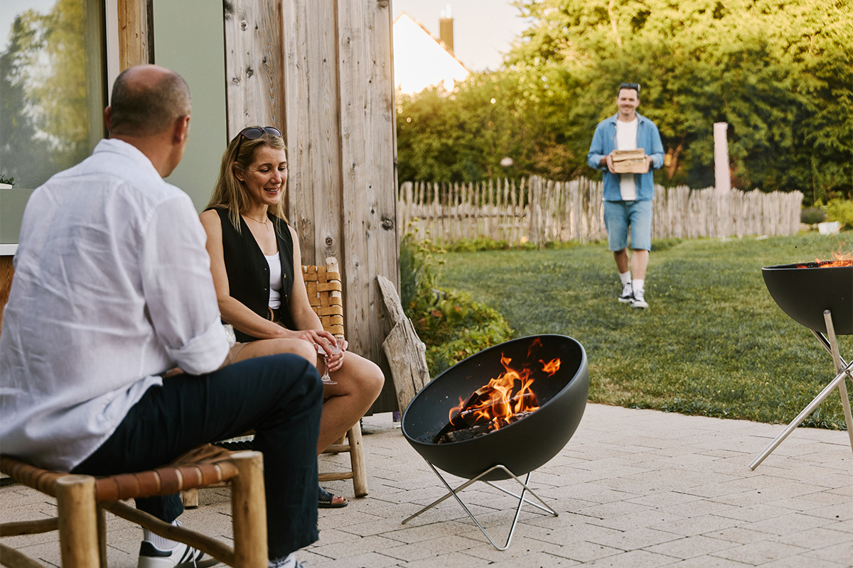 BOWL 57 Bol à feu avec pied en étoile