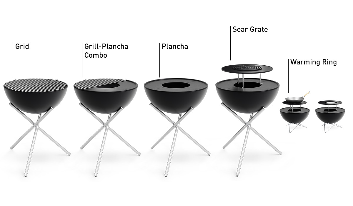 The photo presents the grill is designed to be in the shape of a barbecue, .