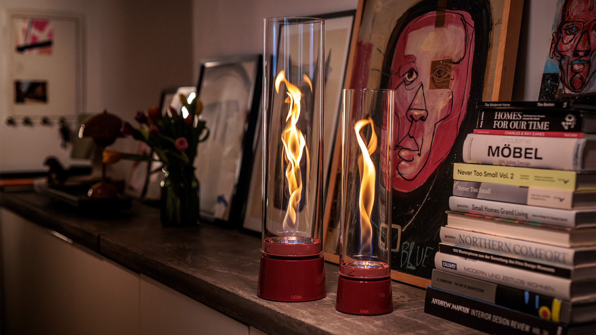 Stylish and purposeful, the Spin Air 900 Tablefire Emaille red adds a refined element to the environment.