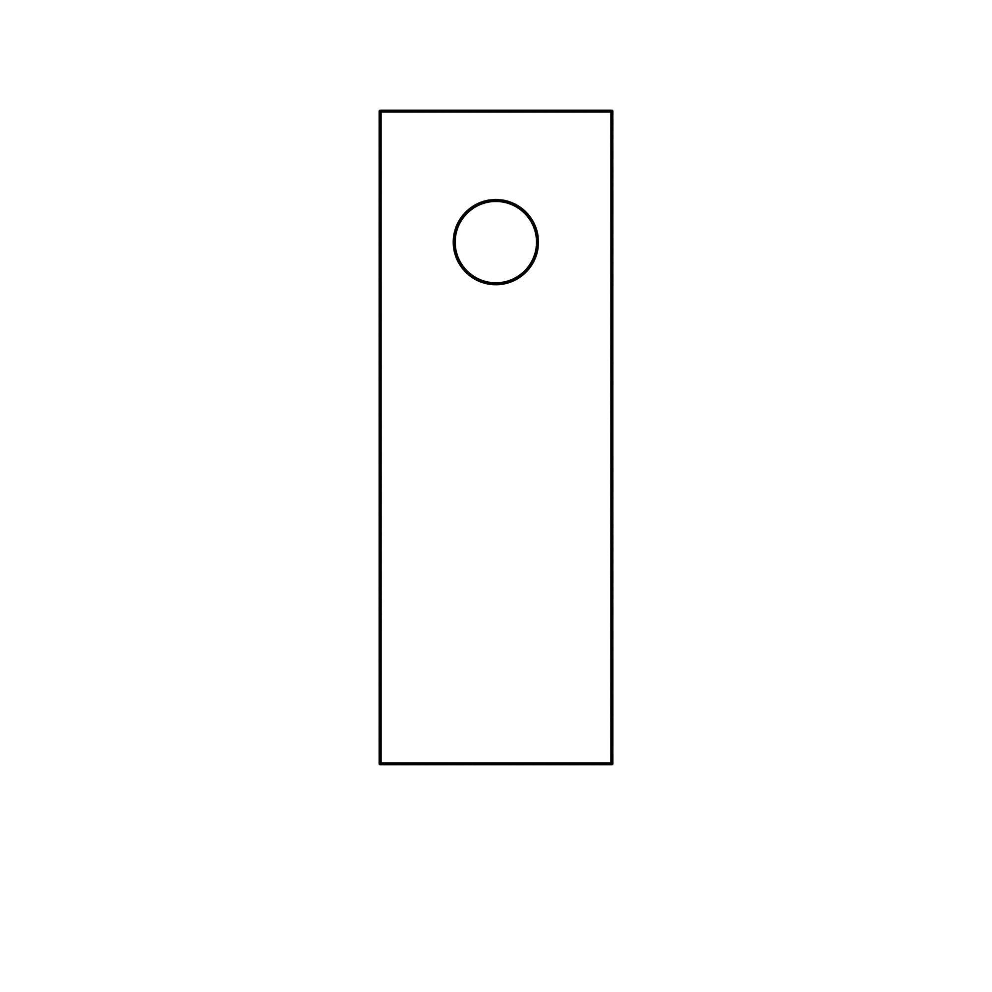 Une porte blanche avec une poignée de porte blanche.