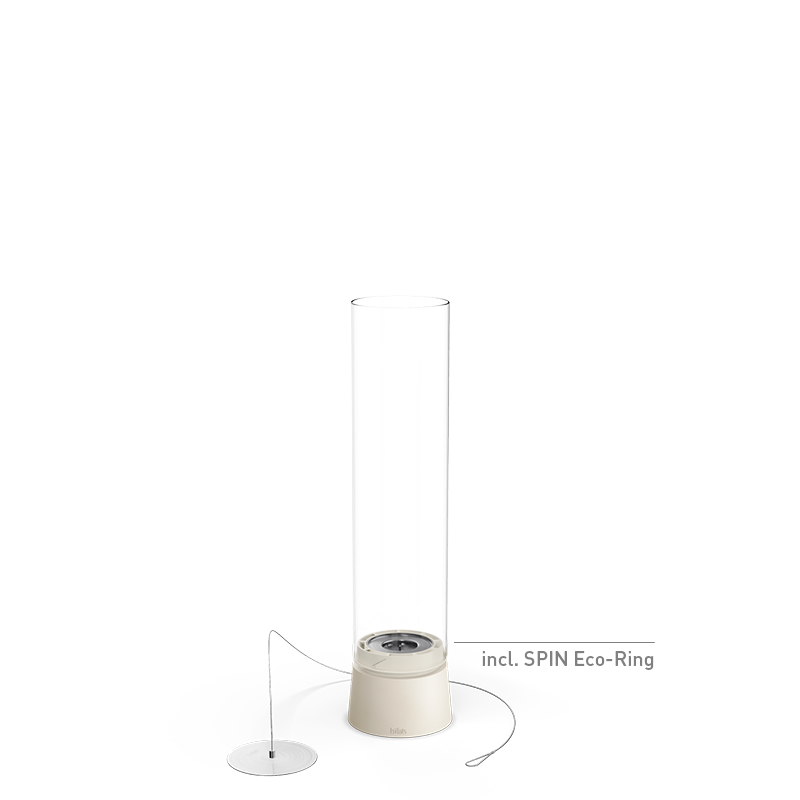 SPIN air 900 Tischfeuer creme SPIN air 900 Tischfeuer creme Studiobild