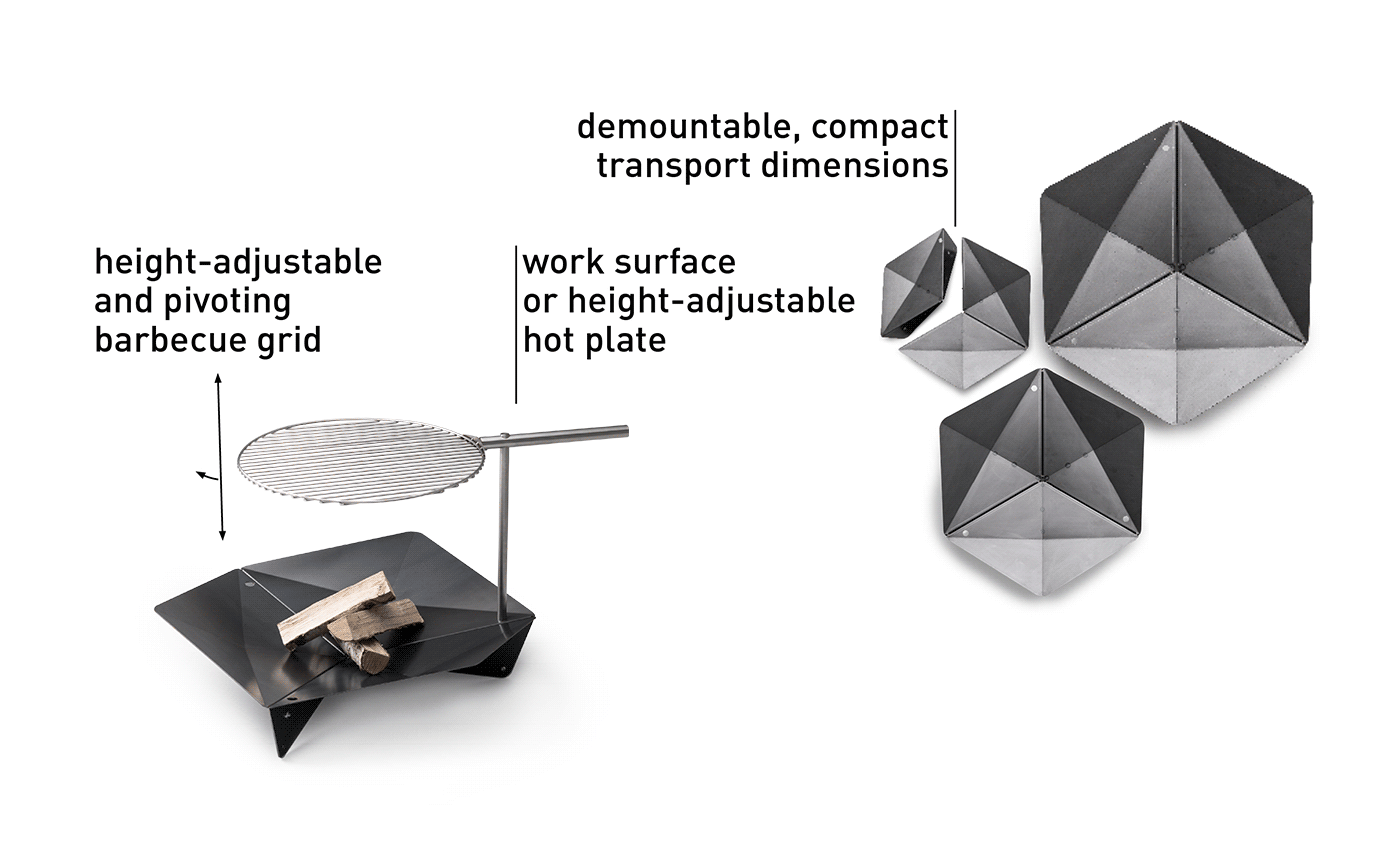 a black and white photo of a grill and a black and white photo of a grill.