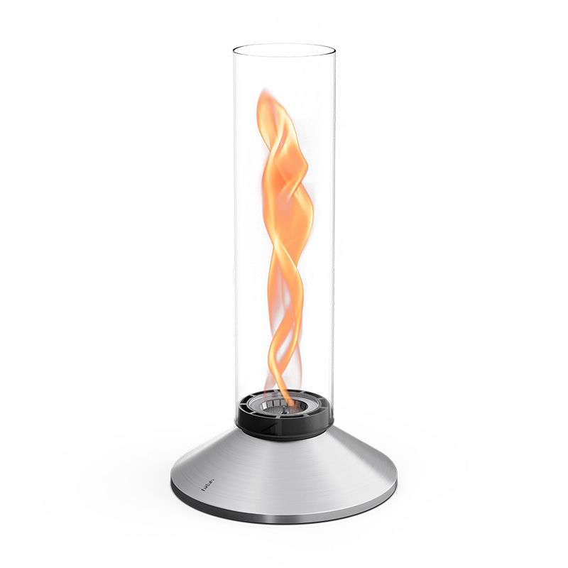 SPIN X 1500 Pedestal Fireplace silver SPIN X 1500 Pedestal Fireplace silver