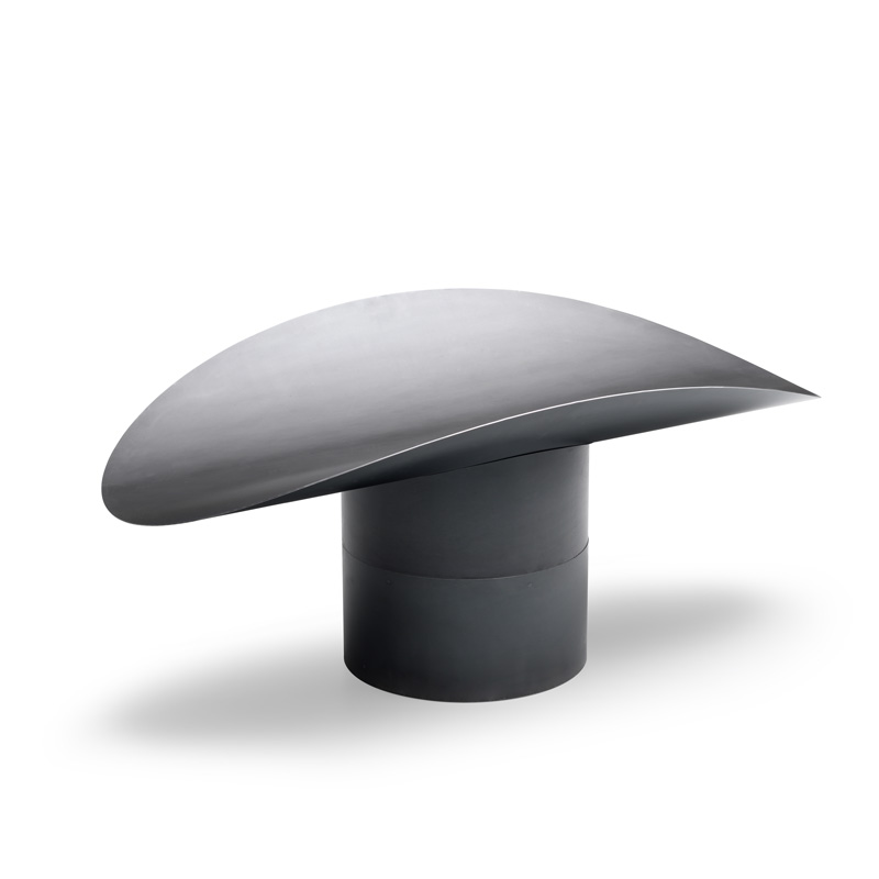 ELLIPSE Fuß Ein Bild zeigt ein schwarz-weißes Objekt auf weißem Hintergrund, mit der ELLIPSE Feuerschale.