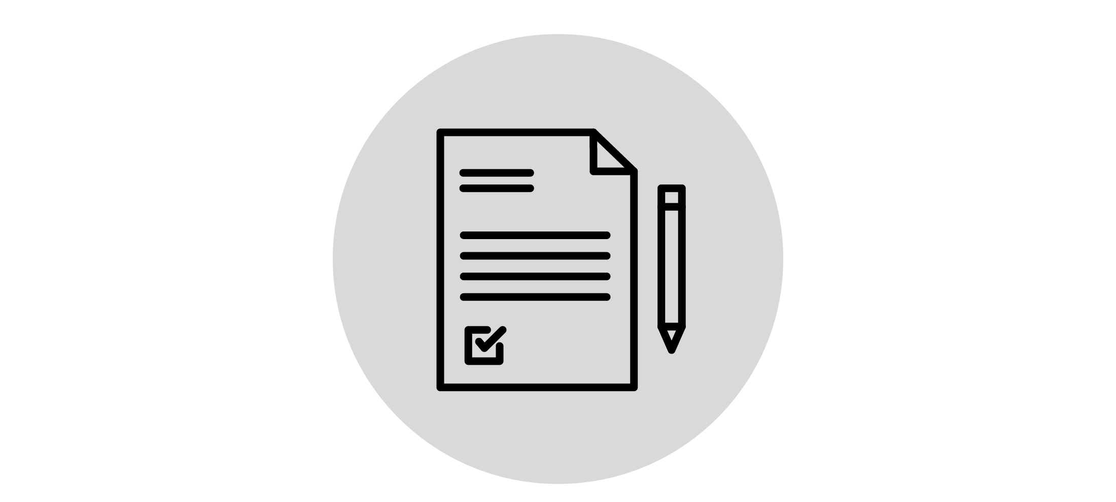 a document with a pencil and a pen