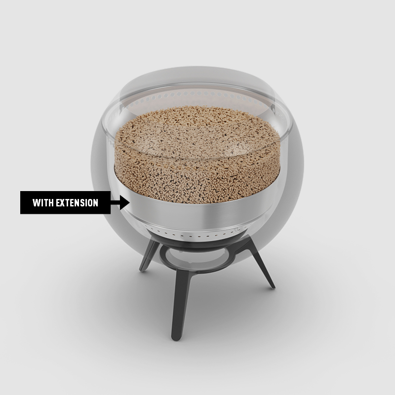 A Scematic showing the MOON 45 Ash tray extension
