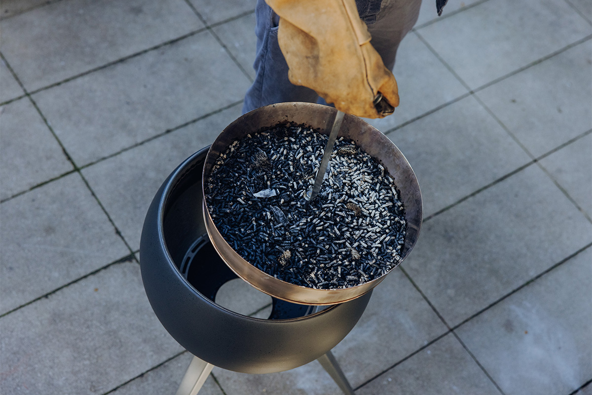 MOON 45 Perfect Pellet Premium MOON Ascheschale