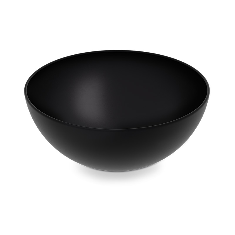 BOWL 70 Bol à Feu Une vue d'un bol noir sur un fond blanc, avec le bol à feu BOWL 70.