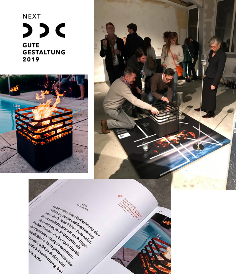 Un livre avec une photo de personnes autour.