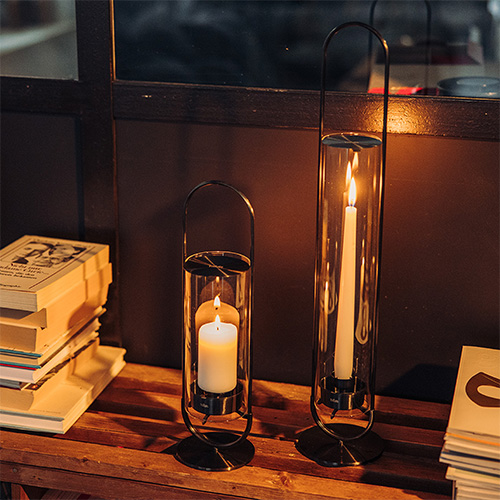 Exemples de personnalisation du produit avec la OVAL CANDLE