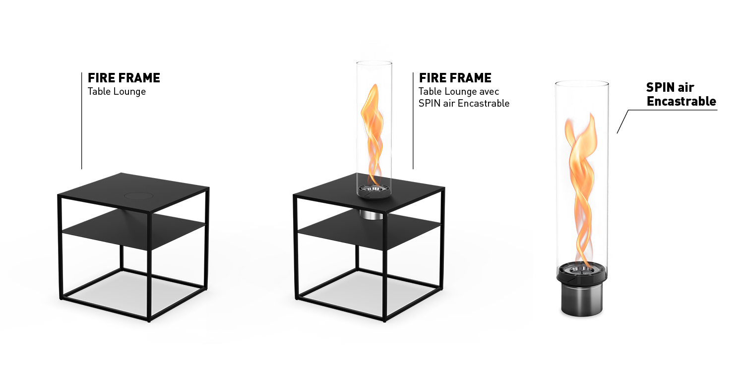 Übersicht FIRE FRAME und SPIN air Einbau