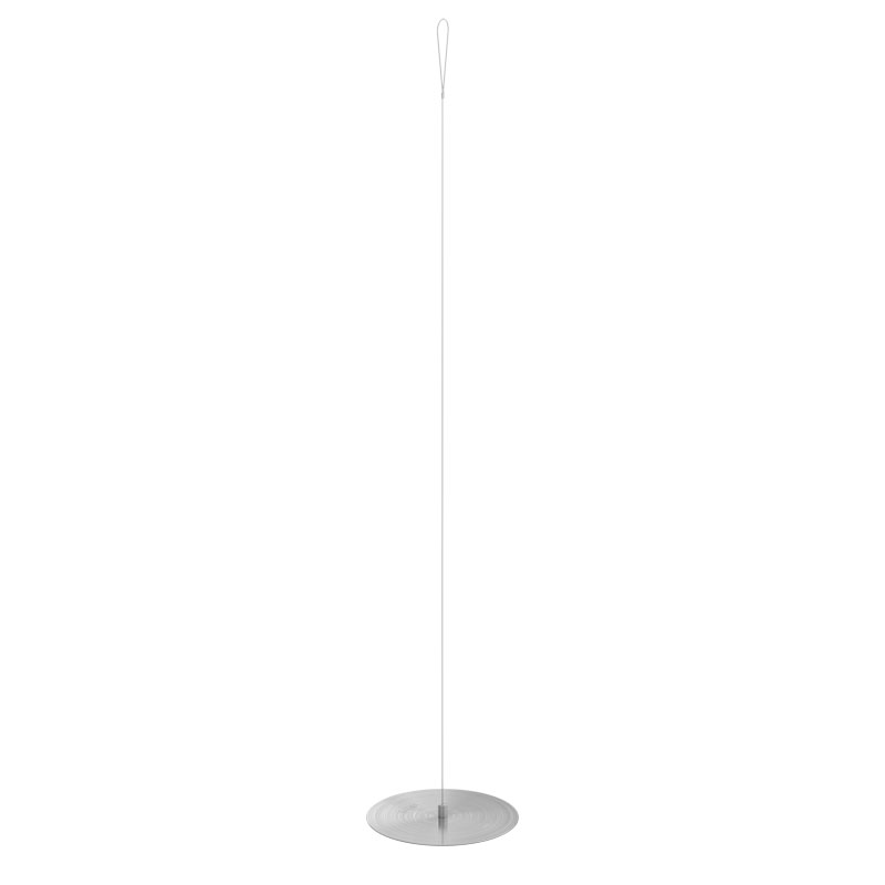 SPIN 1500 Couvercle d'extinction pour Bio-Burner Un couvercle en acier argenté montrant le couvercle 00633 SPIN 1500.