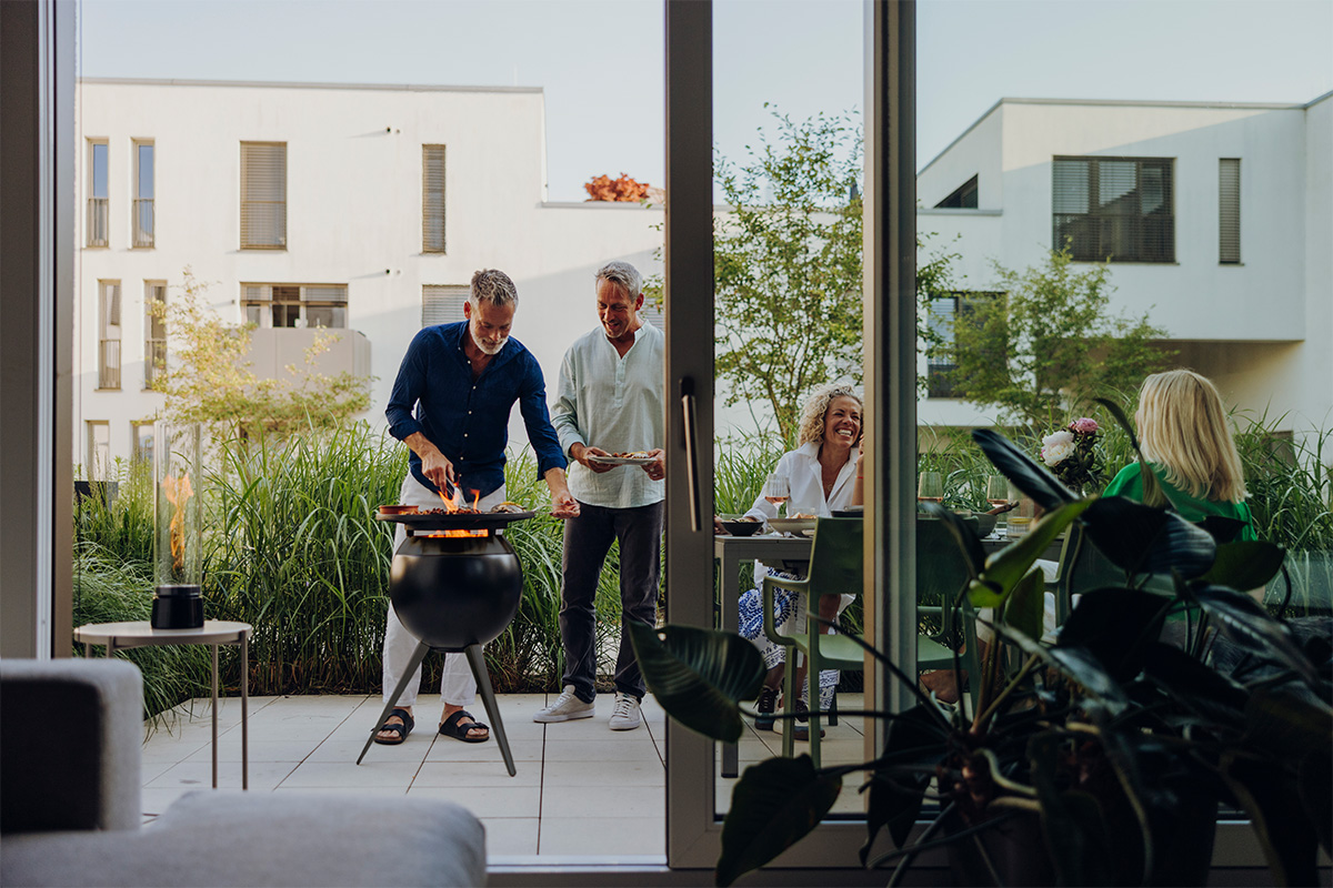 MOON 45 all black Plancha BBQ Set high MOON 45 all black Plancha BBQ Set high