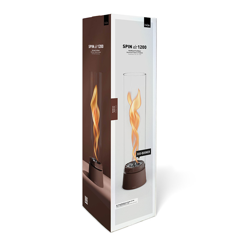 SPIN air 1200 Tischfeuer rostbraun