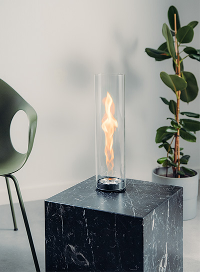 SPIN air Einbau in einem Sockel