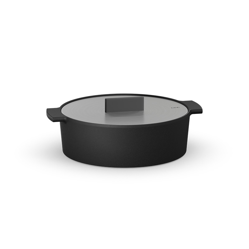 CIRCLE 35 Cast Iron Pot with lid