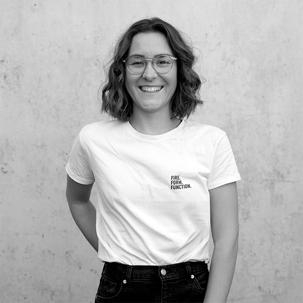 a woman wearing glasses