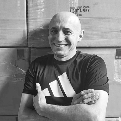 potrait von waldemar in schwarzweiß