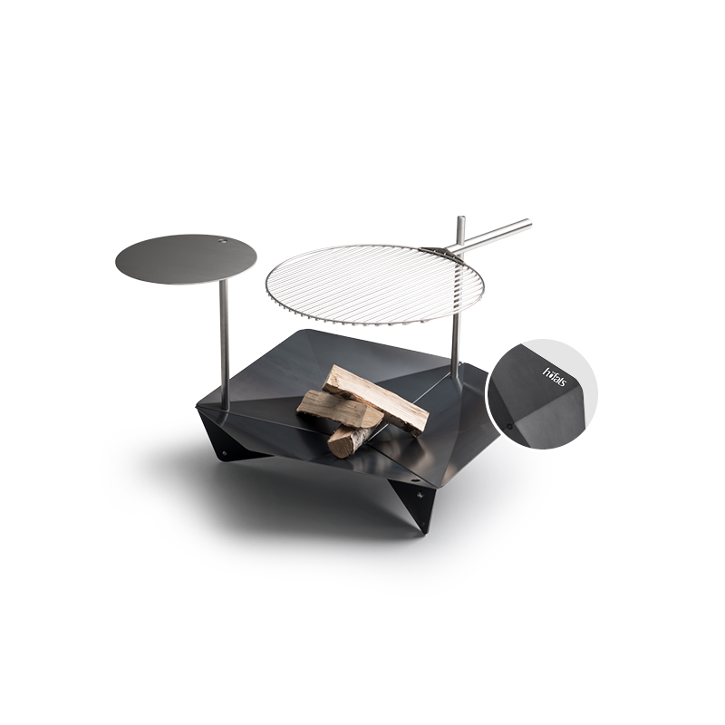 TRIPLE 90 Multi Set TRIPLE 90 Feuerschale mit Grillrost und Tischfunktion